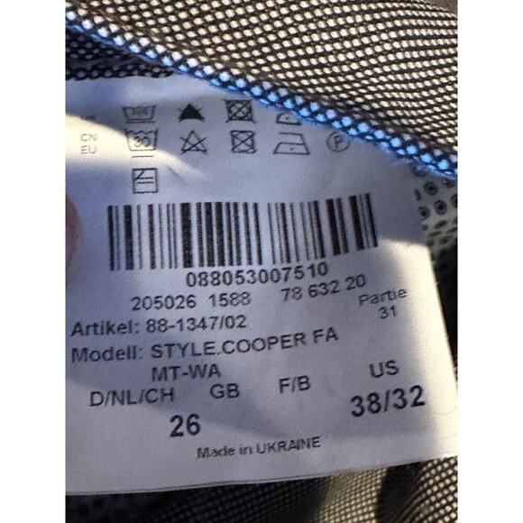 Men’s Brax Cooper Fancy Gray Jeans Reg Fit Sz 38 - Picture 2 of 6